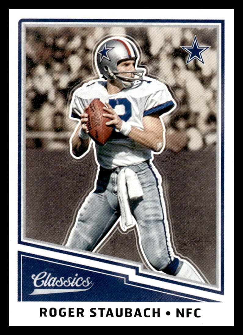 2017 Panini Classics #177 Roger Staubach Dallas Cowboys Football Card