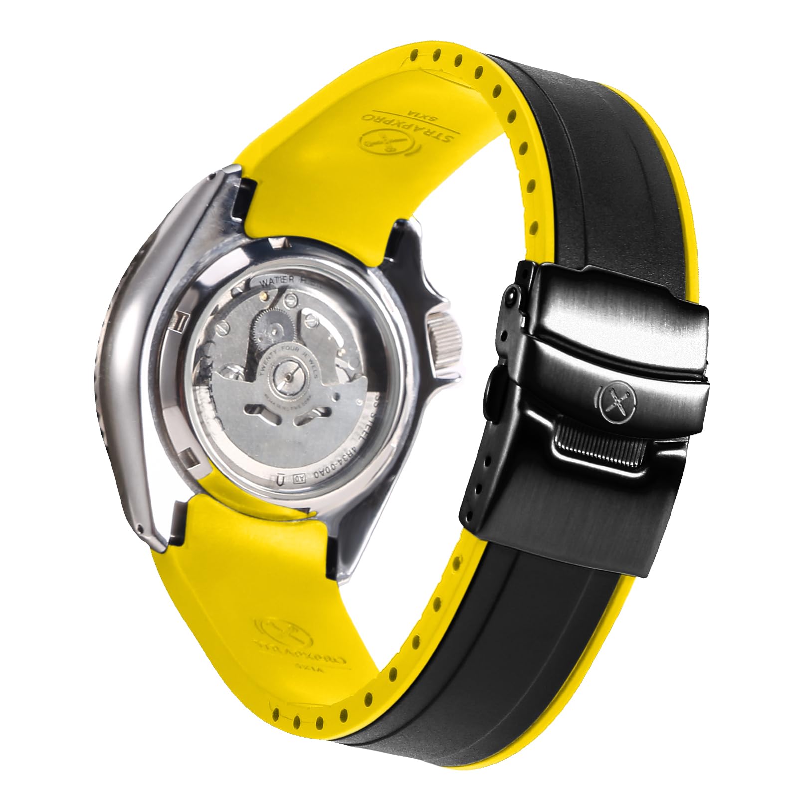 Amazon.com: StrapXPro (SX1A) 22mm Watch Bands Men's Rubber Watch