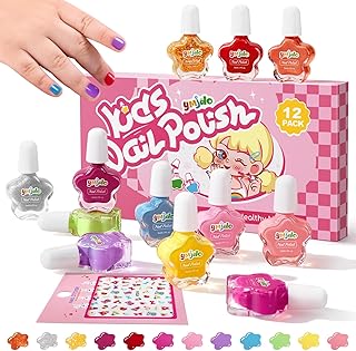 Juego de esmaltes de uñas de Navidad para niñ...