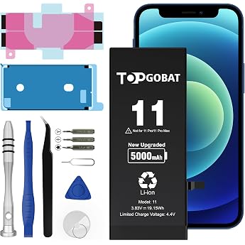 Ersatz f r iPhone 11 Akku 5000mAh Akku mit hoher Kapazit t f r iPhone 11 Modell A2111 A2221 A2223 mit Ersatzwerkzeug Kits