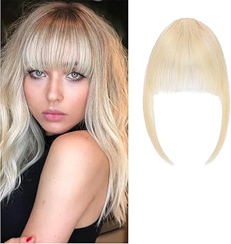 frange cheveux blond