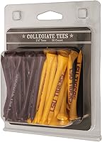 Vista 5 de Team Golf NCAA Unisex-Adult Team Golf NCAA 2-3/4" Golf Tees, 50 Pack, Regulation Size, Multi Team