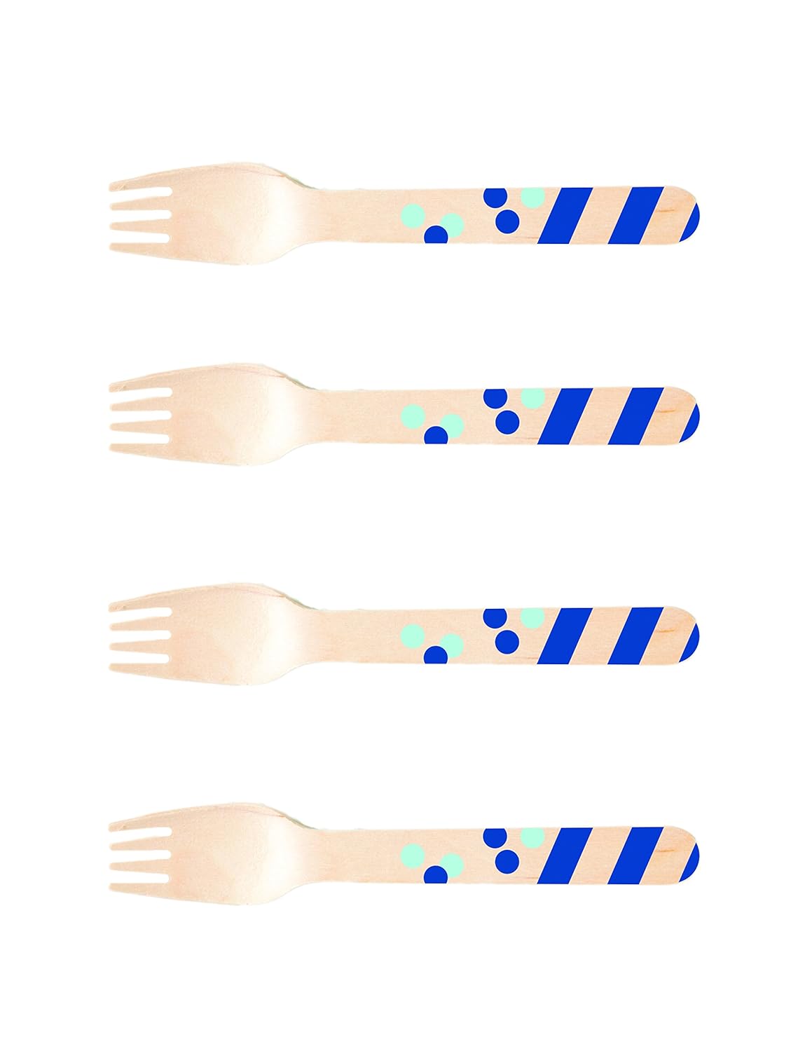 Perfect StixSucre Shop Dots and Stripes Blue20ct Wooden