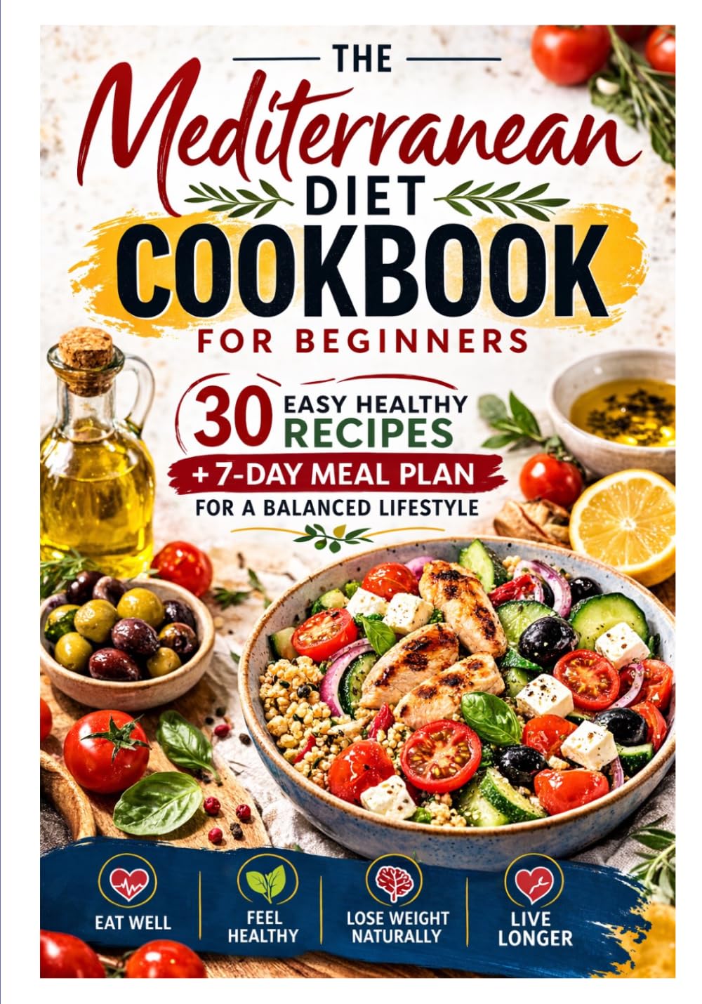 The Mediterranean Diet Cookbook: The Step-by-Step Process for Cooking Healthy, Simple and Delicious Meals (Smart Healthy Living Series)