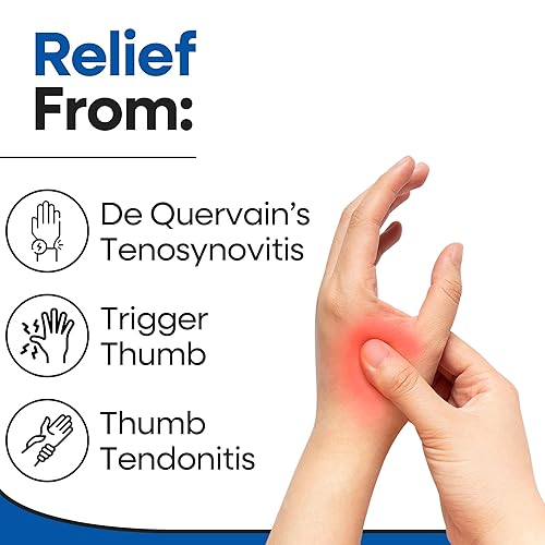 Miniatura 2 de Férula para el pulgar CMC I Trigger Thumbs Spica Férula de artritis Alivio del dolor y apoyo I Muñequera y estabilizador para tendinitis articular