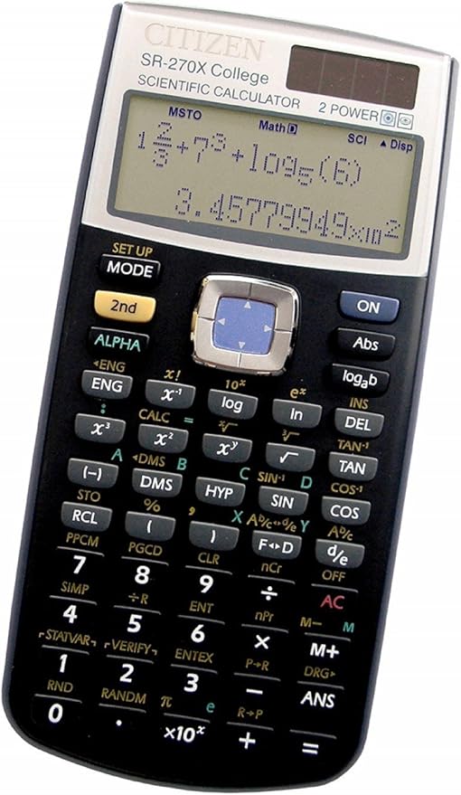 Calculadora científica Citizen SR-270X College negra