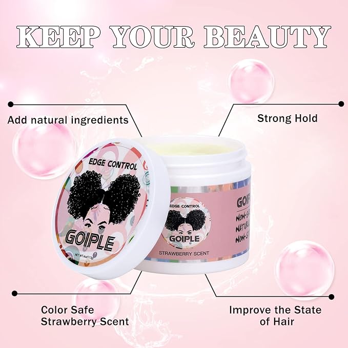 Goiple Edge Control Wax Fijador para Cabello 4oz miniatura 3