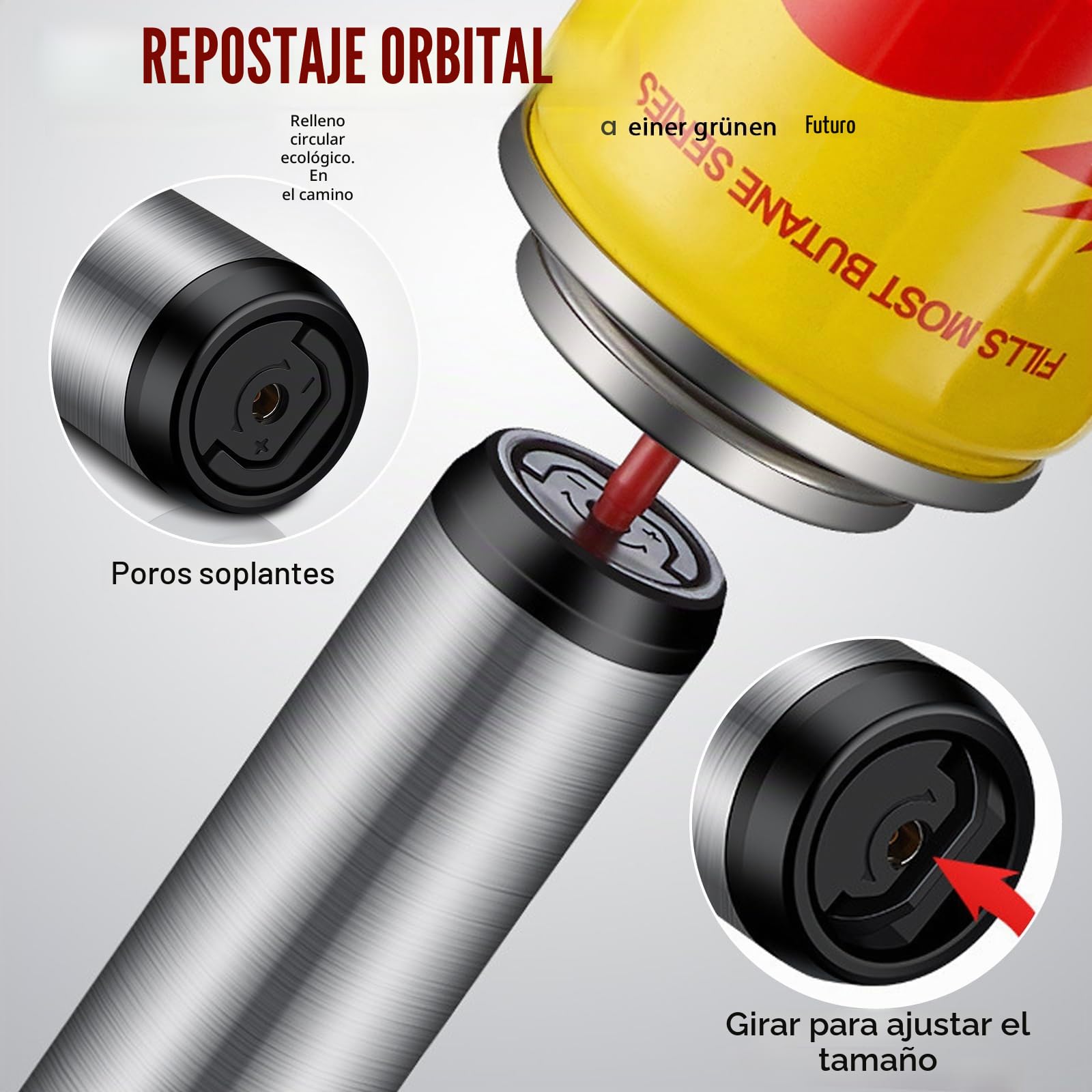 Juego de 3 encendedores de tormenta recargables de gas, longitud: 19 cm, resistente al viento, para velas, cocina, camping, barbacoa, chimenea, regalos para hombres, sin gas