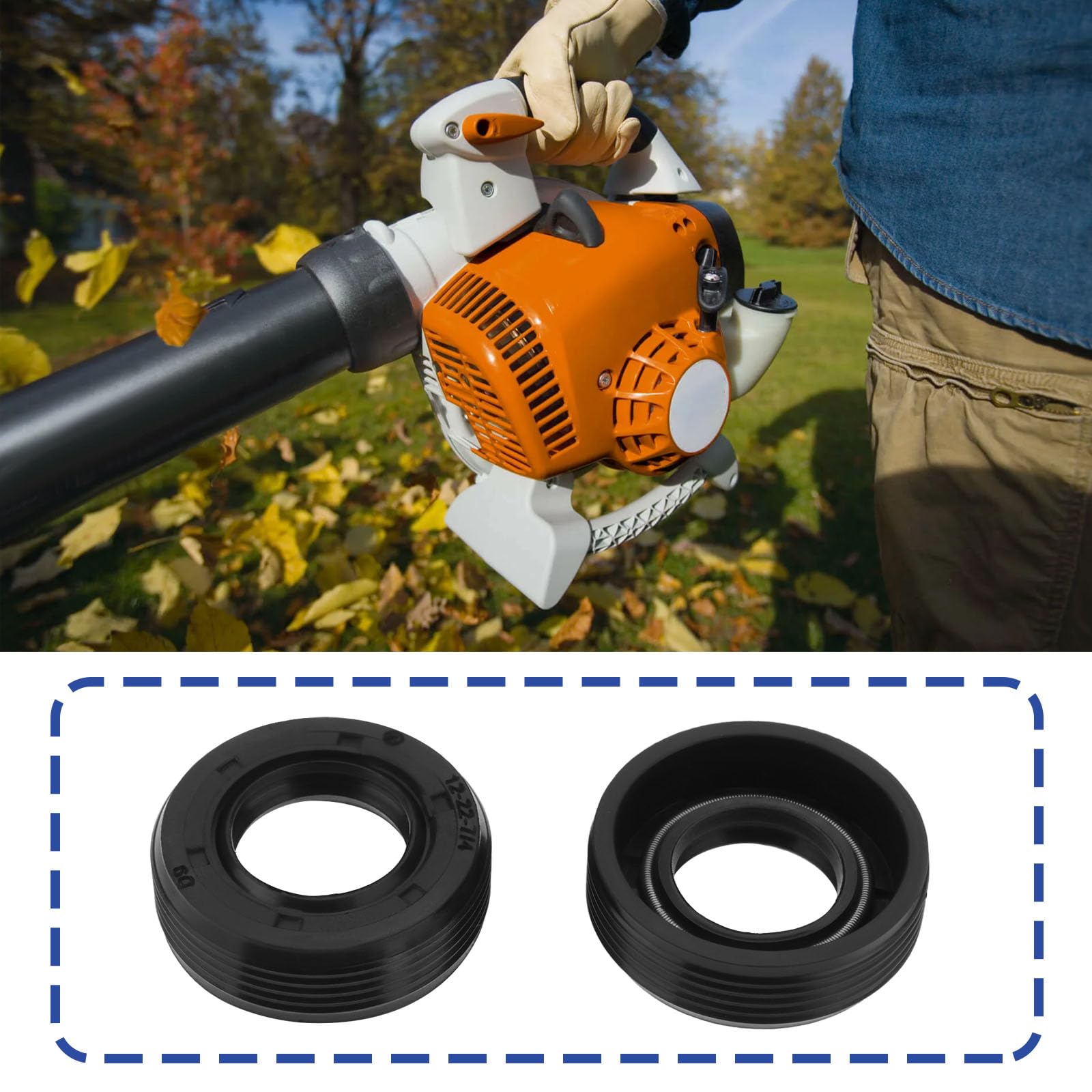 1Set Vergasermontagedichtung Ersatzteil 4144 007 1012 4144-007-1012 Kompatibel mit STIHL BG56 BG66 BG86 BR200 FC56 FC70