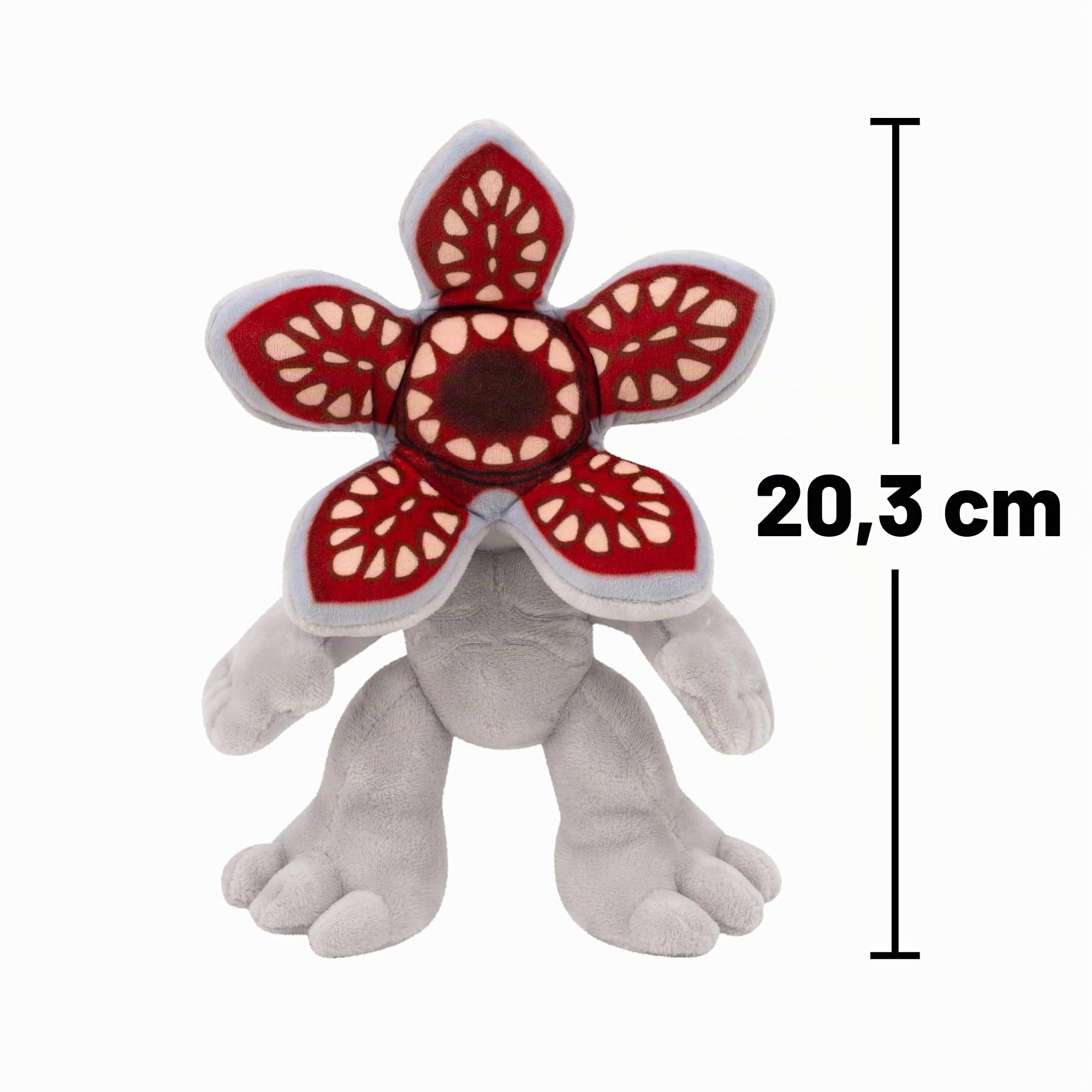 Stranger Things - Peluche a forma di Demogorgone, 20,3 cm, con ricamo speciale