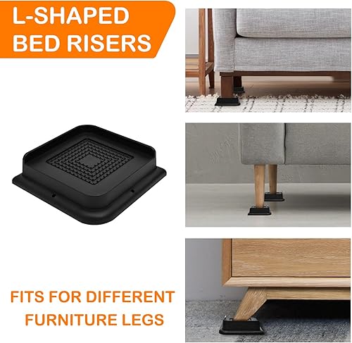 Miniatura 3 de Elevadores de cama de 1 pulgada, 2 pulgadas, 3 pulgadas, 4 pulgadas, 6 pulgadas, 8 pulgadas, resistentes, elevadores de muebles de gran tamaño que