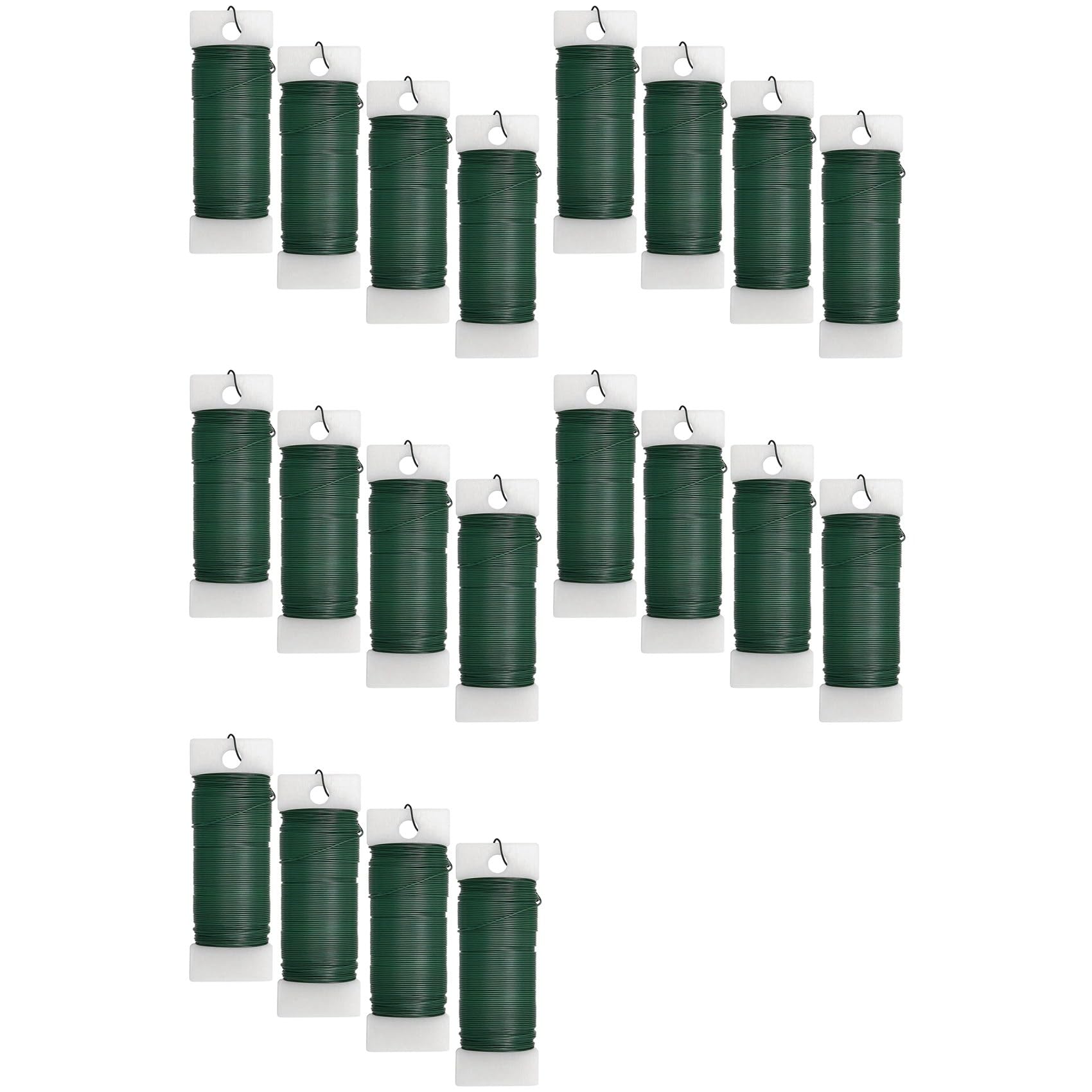 Fil Floral de Pagaie Vert pour Créer des Guirlandes et Arbres de Fête