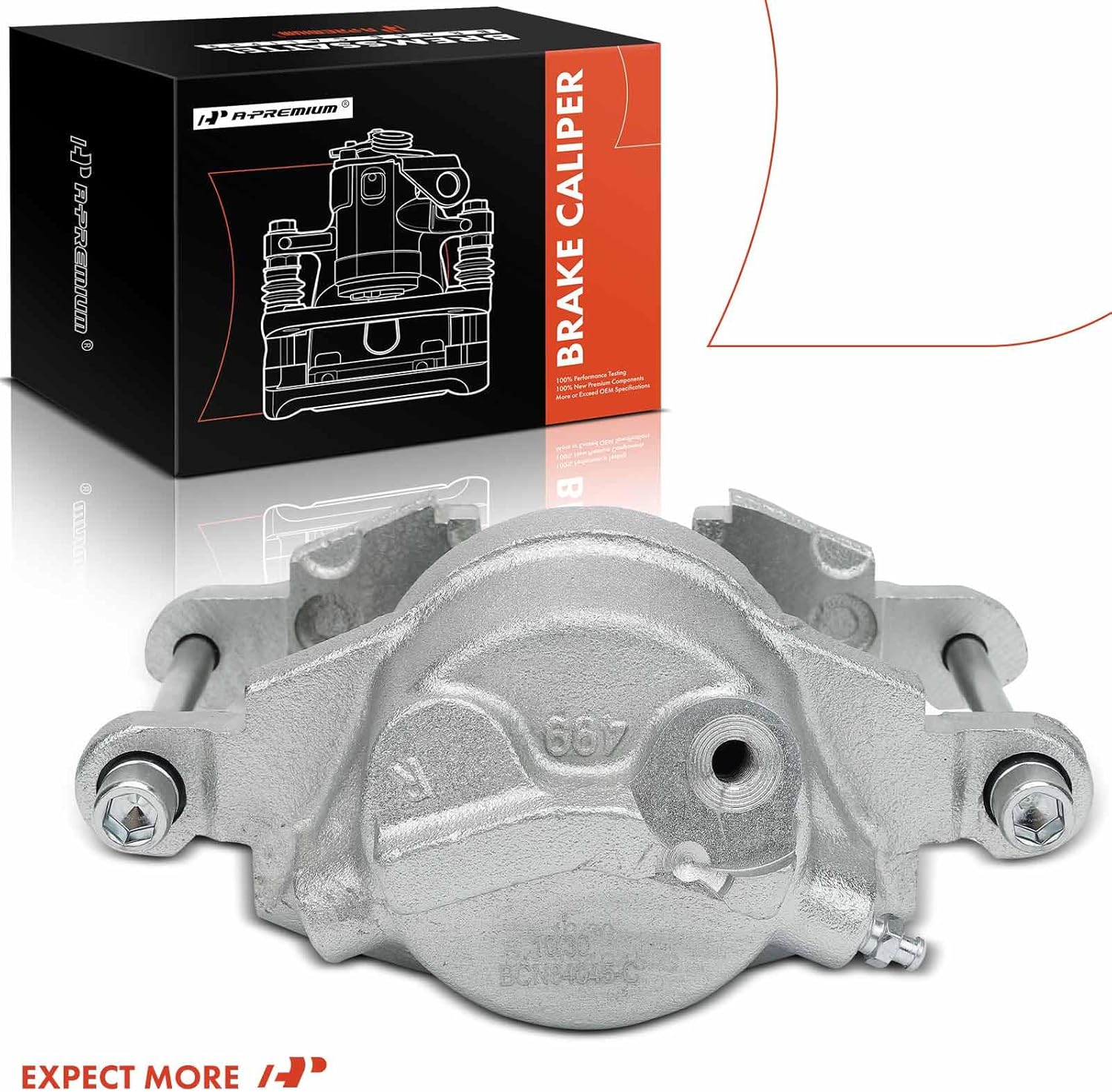 A-Premium Disc Brake Caliper Assembly Without Bracket Compatible with Jeep Cherokee, J10, J20, Wagoneer & Chevrolet Blazer, K20 & Checker Taxicab & GMC Jimmy & Pontiac Catalina - Front Passenger Side