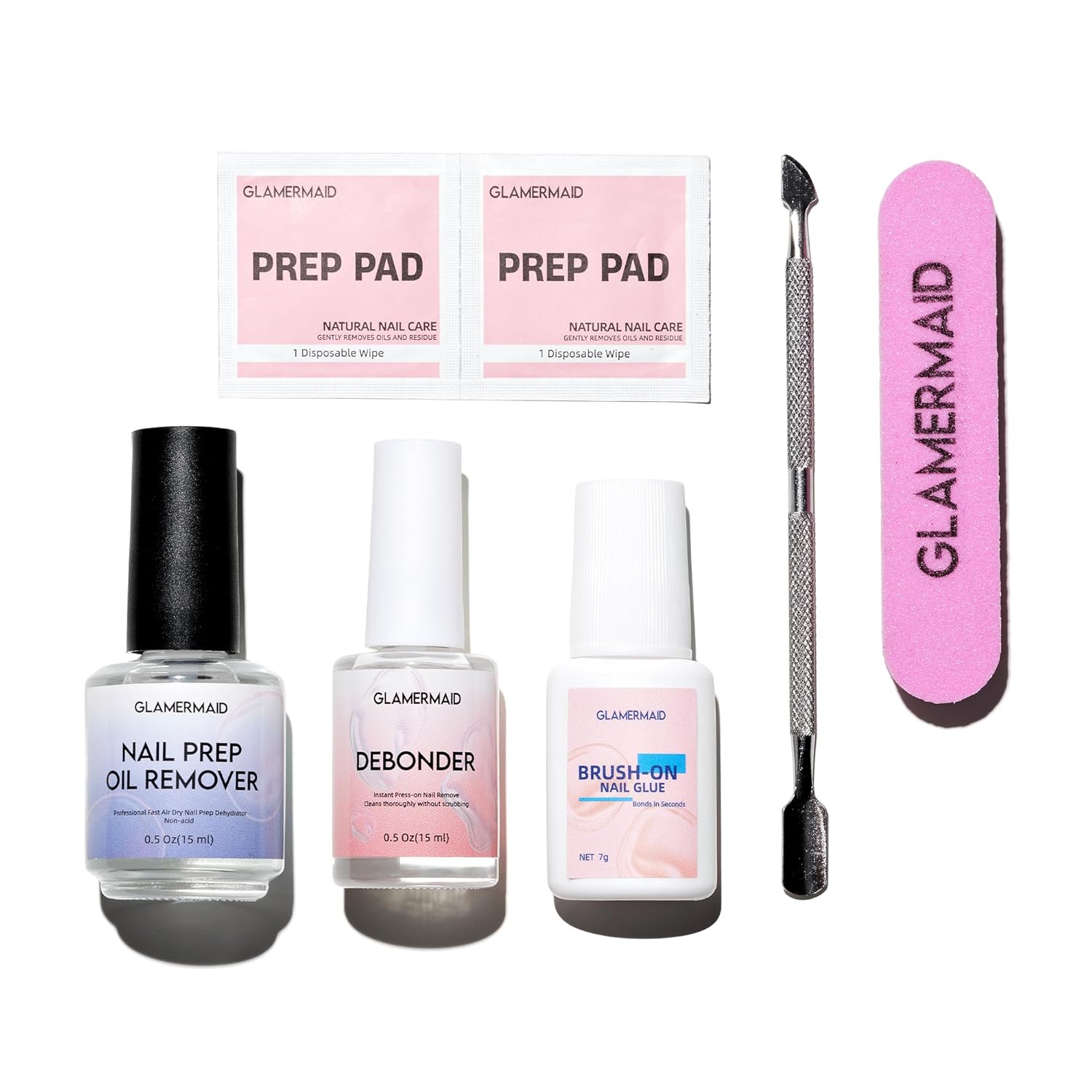 GLAMERMAID 6Pcs/Set Super Strong Nail Glue Remover for