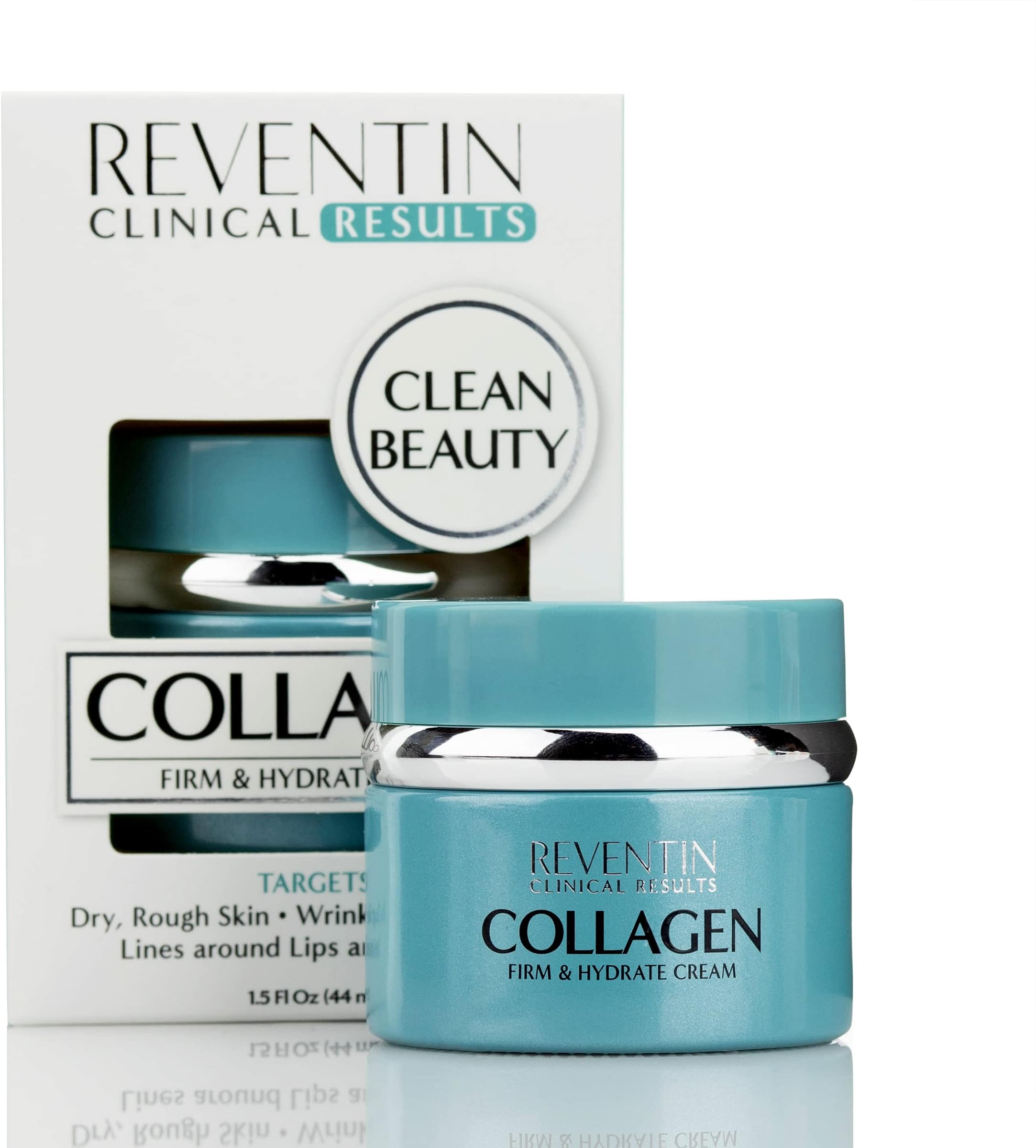 Reventin Firm & Hydrate Collagen Face Cream Targets