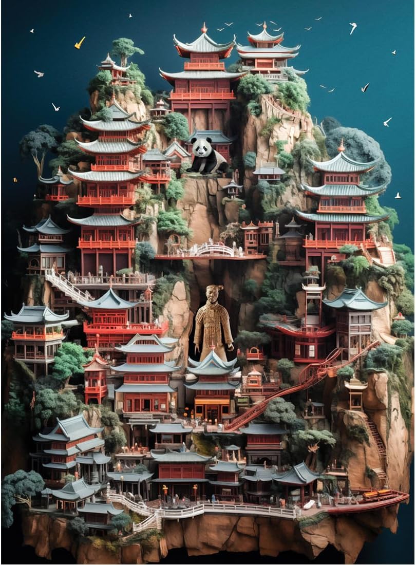 Anatolian Puzzle - China, 1000 Piece Puzzle, #1186