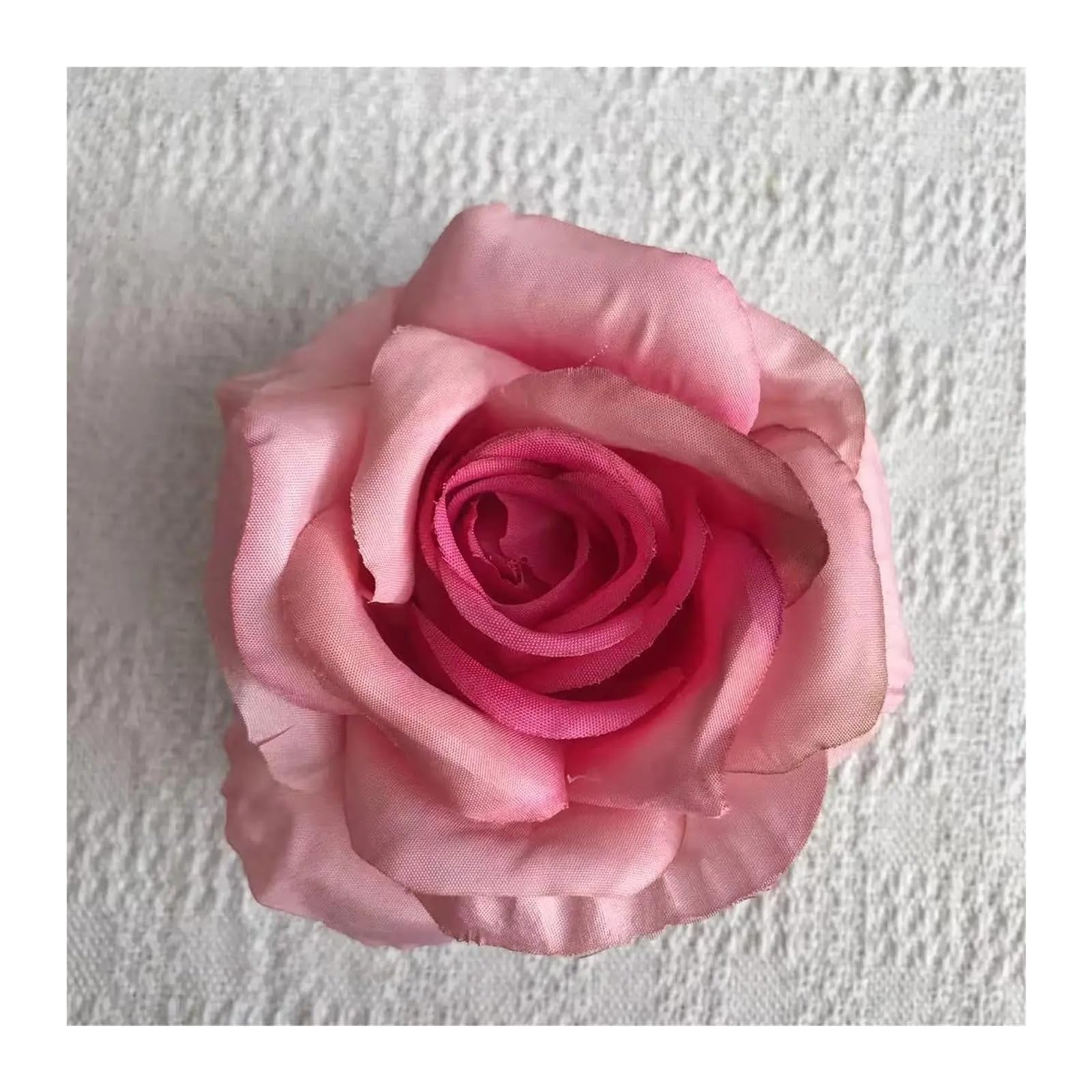 CVEVSFG Simulation Rose Flower Head 11cm DIY Handmade Handicrafts Garland Decoration Hairpin Drama Headdress Fake(4 color)