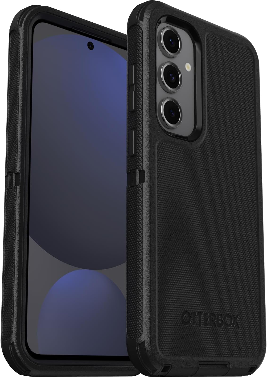 Defender Case for Samsung Galaxy S24 FE, Shockproof, Drop Proof, Ultra-Rugged, Protective Case, 7x Tested to Military Standard, Black, Non-Retail Packaging