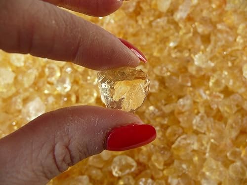 Miniatura 3 de Fantasia Materiales 50 cts de faceta de grado "B" citrino más aficionado en bruto de Brasil