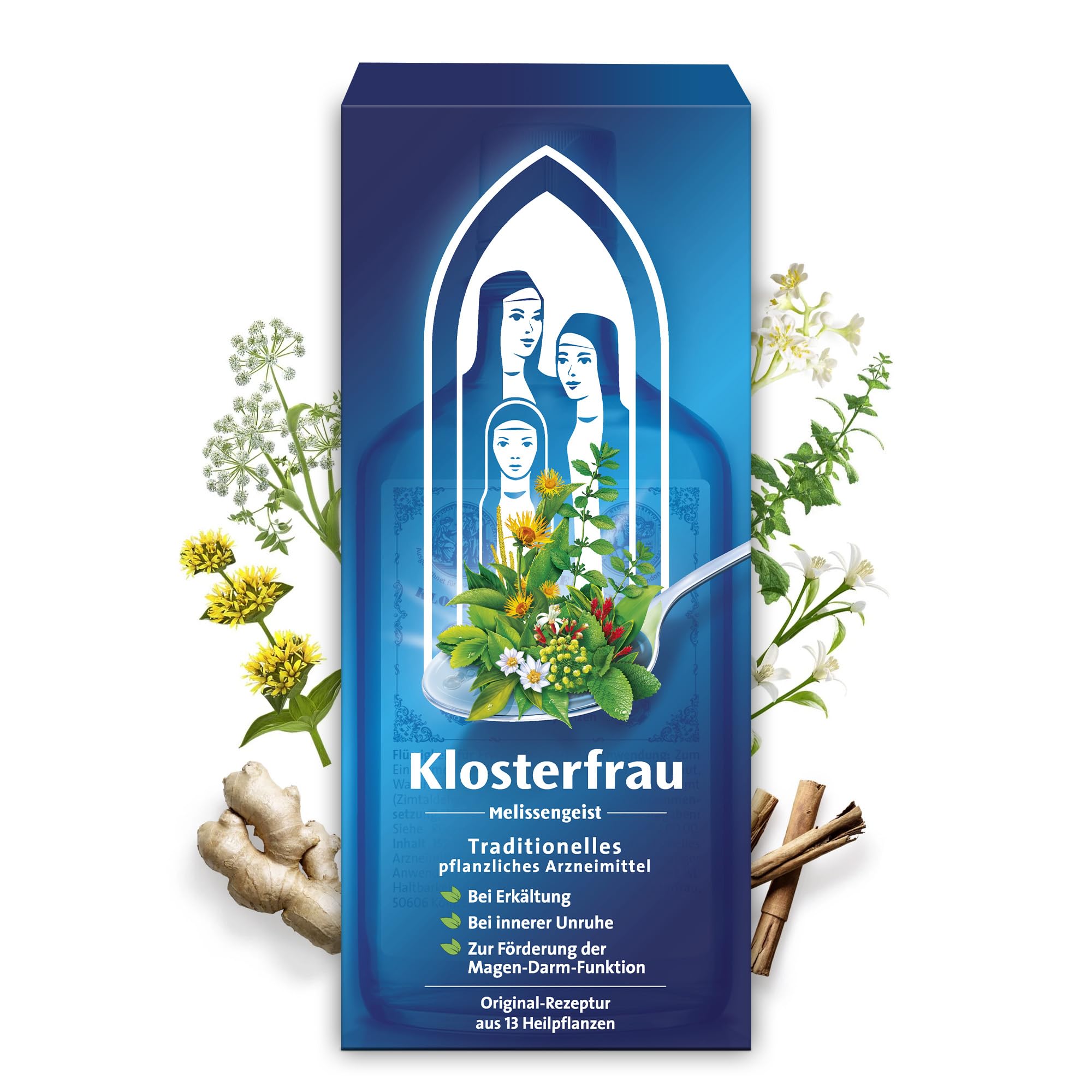 Klosterfrau Melissengeist Flüssigkeit bei Erkältung, 155 ml Soluzione