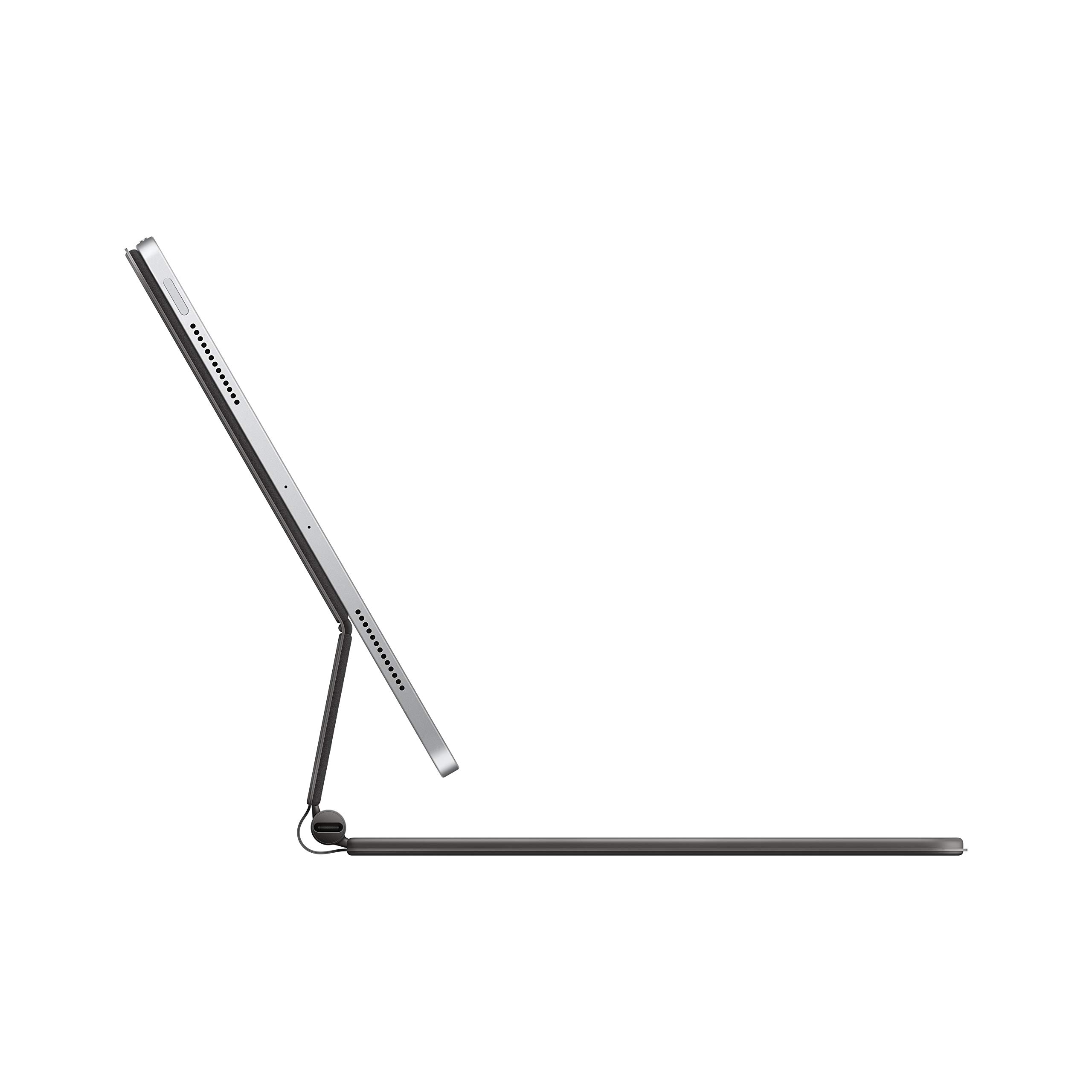 Apple Magic Keyboard (für iPad Pro 11-zoll 1-4 Gen, iPad Air 4-5 Gen, 11-zoll M2-M3) (QWERTZ Deutsch) Schwarz (Generalüberholt)
