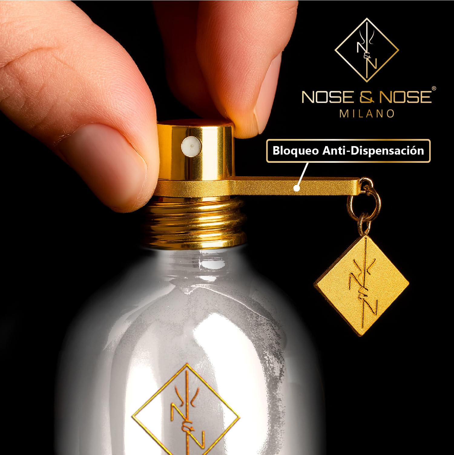 NOSE & NOSE MILANO Perfume Unisex Extrait de Parfum Equivalente e Inspirado Bianco Latte - Perfume de Larga Duración y Persistente, Fragancia Intensa con 30% de Esencia Pura Similar al Original 100 ml