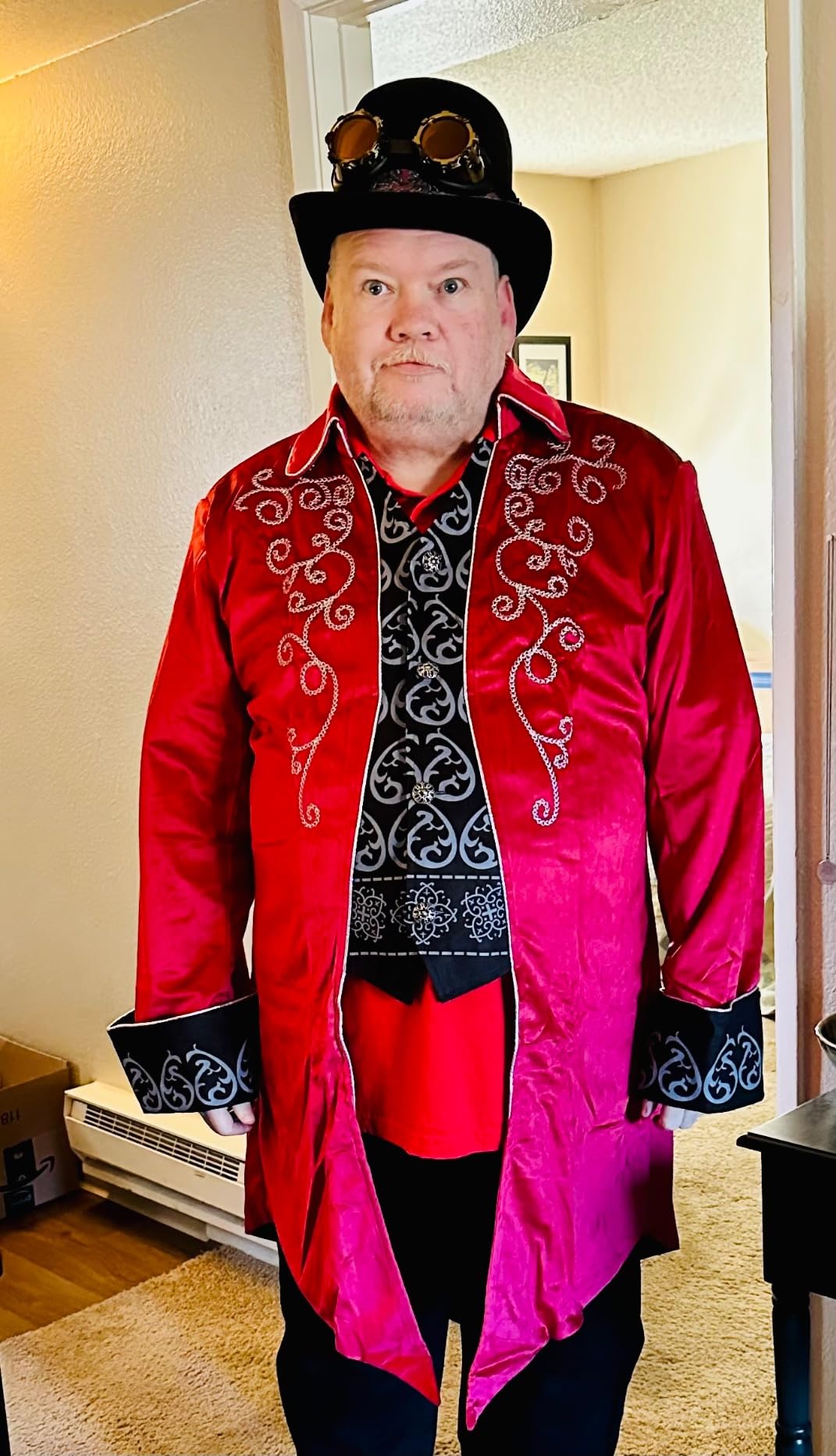 LANGWEI Disfraz De Halloween Para Hombre, Abrigos De