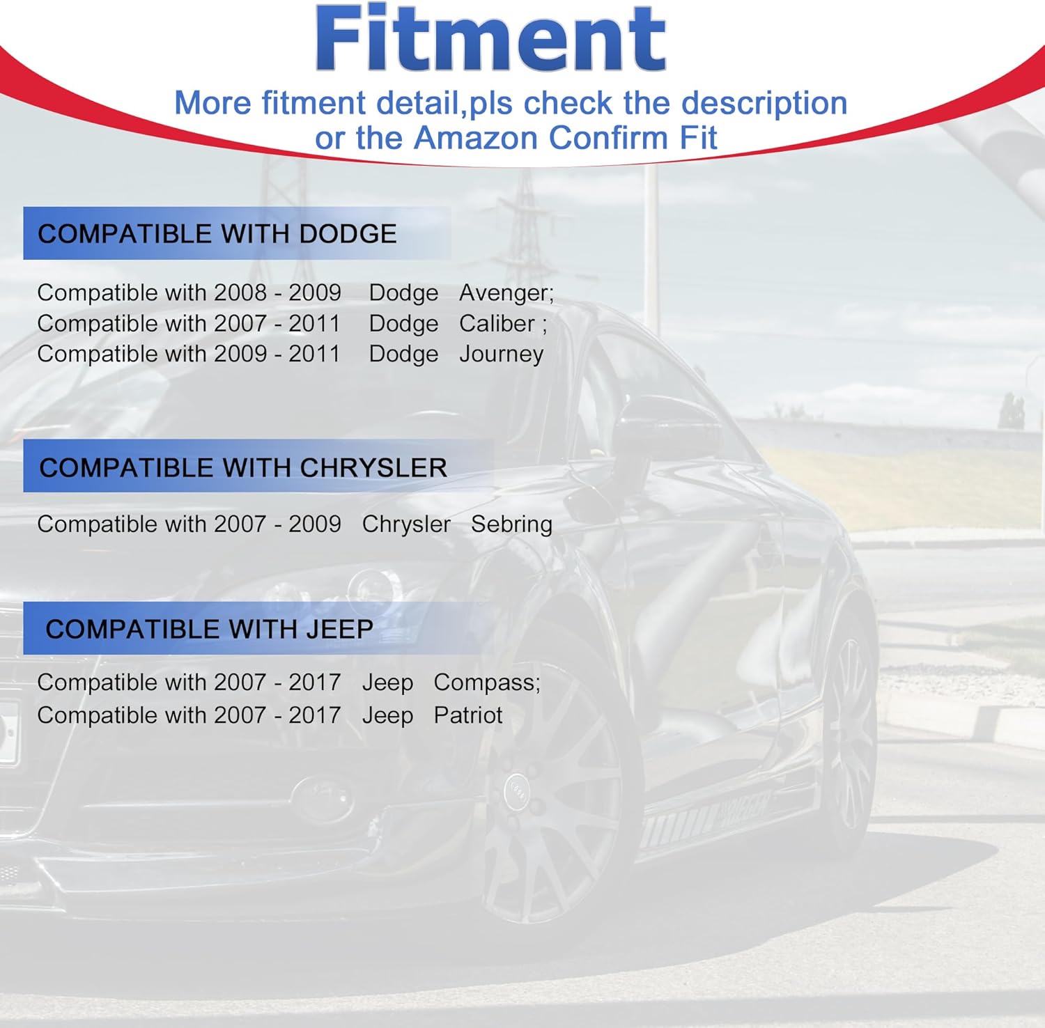 4884495AK Intake Manifold Compatible with 2007-2017 Jeep Patriot Compass/Dodge Caliber Avenger/Chrysle Sebring with Flow Control Valve and Sensor