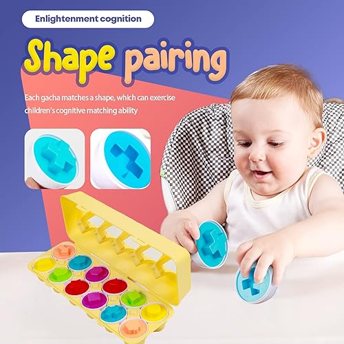 Miniatura 3 de Regalos de Pascua para niños: huevos de Pascua precargados, ideales para cestas de Pascua para niños pequeños y bebés, alimentando el aprendizaje