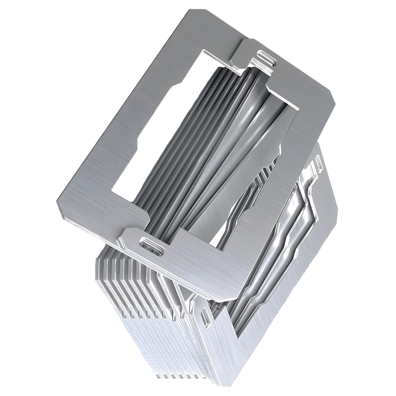 Zbiianxer Multicolor 10Pcs Strong Metal Outlet Spacers With Two Piece Structure For Stability And Alignment Metal Wall Plate Spacer
