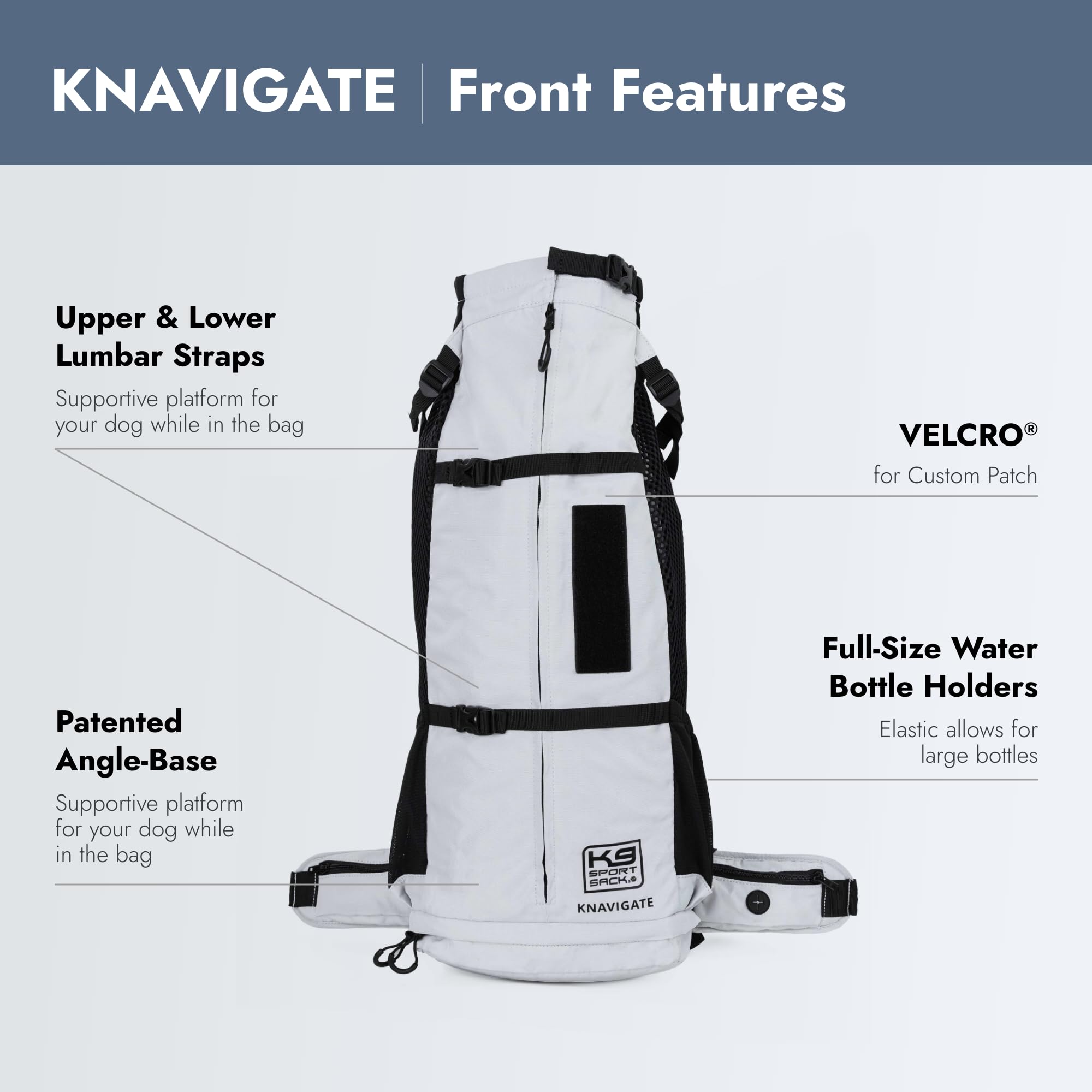 K9 KNAVIGATE バックパック 犬用キャリーバッグ ホワイト Lリュック Amazon.co.jp: K9 Sport Sack Knavigate | ドッグキャリア ドッグ