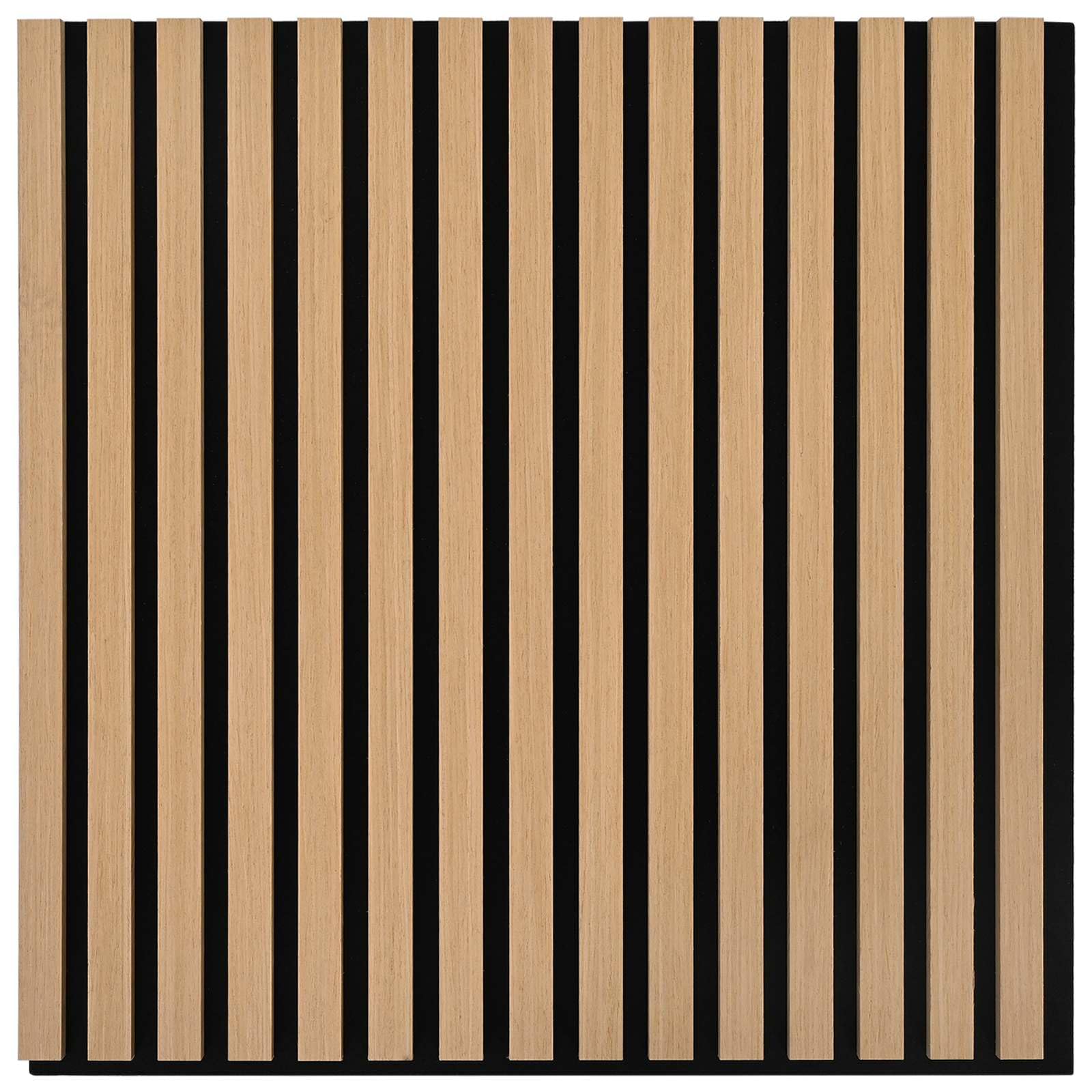 2 pannelli da parete naturali da 60,5 x 60 cm, in legno con impiallacciatura di quercia, rivestimento da parete per interni, soggiorno, cucina, bagno, corridoio, facile da montare, pannello