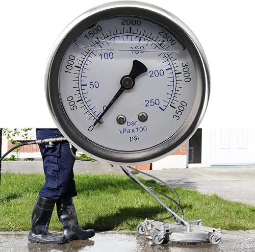 nettoyeur haute pression 250 bar/3500 psi Manomètre