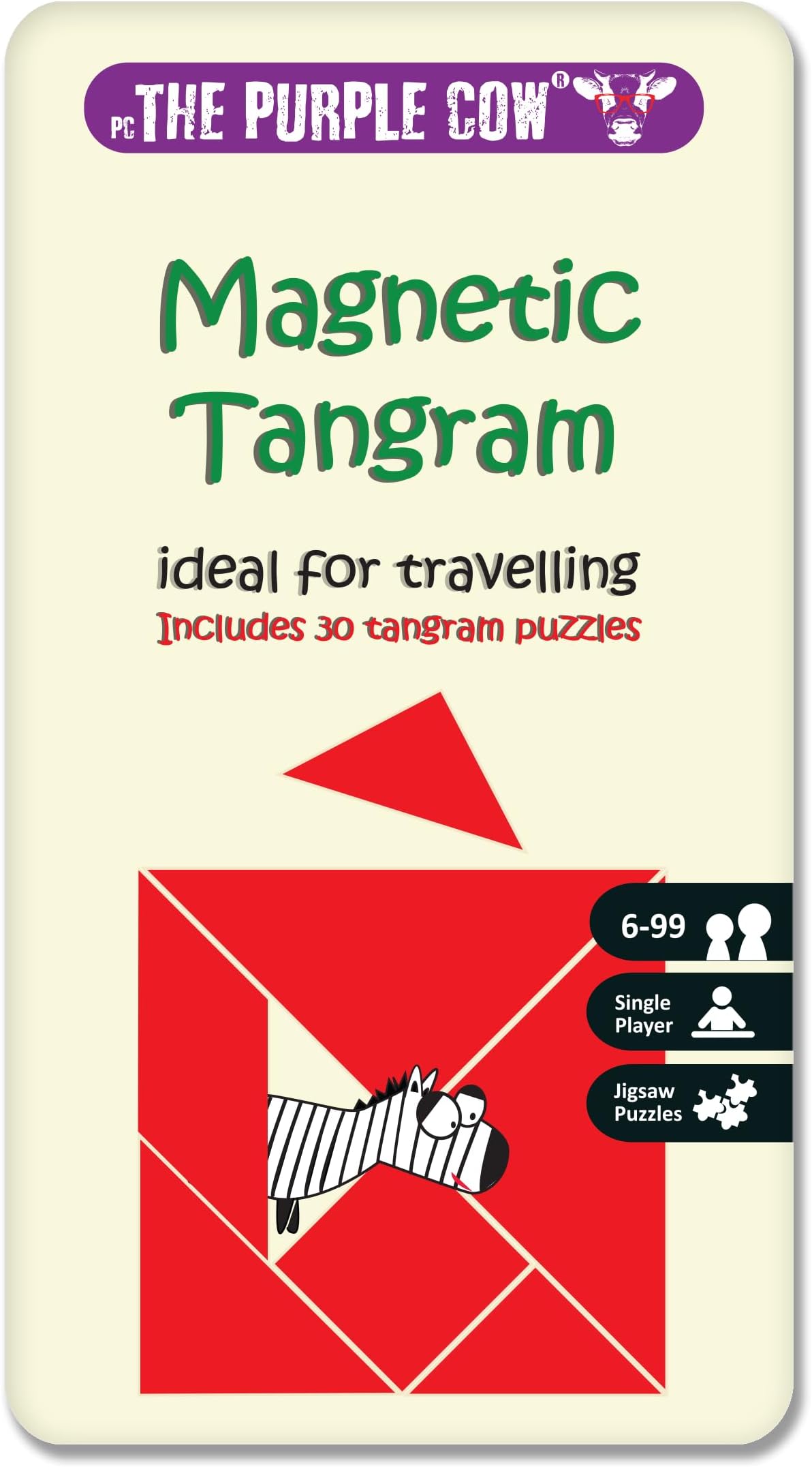 The Purple Cow To Go Tangram(Italian)