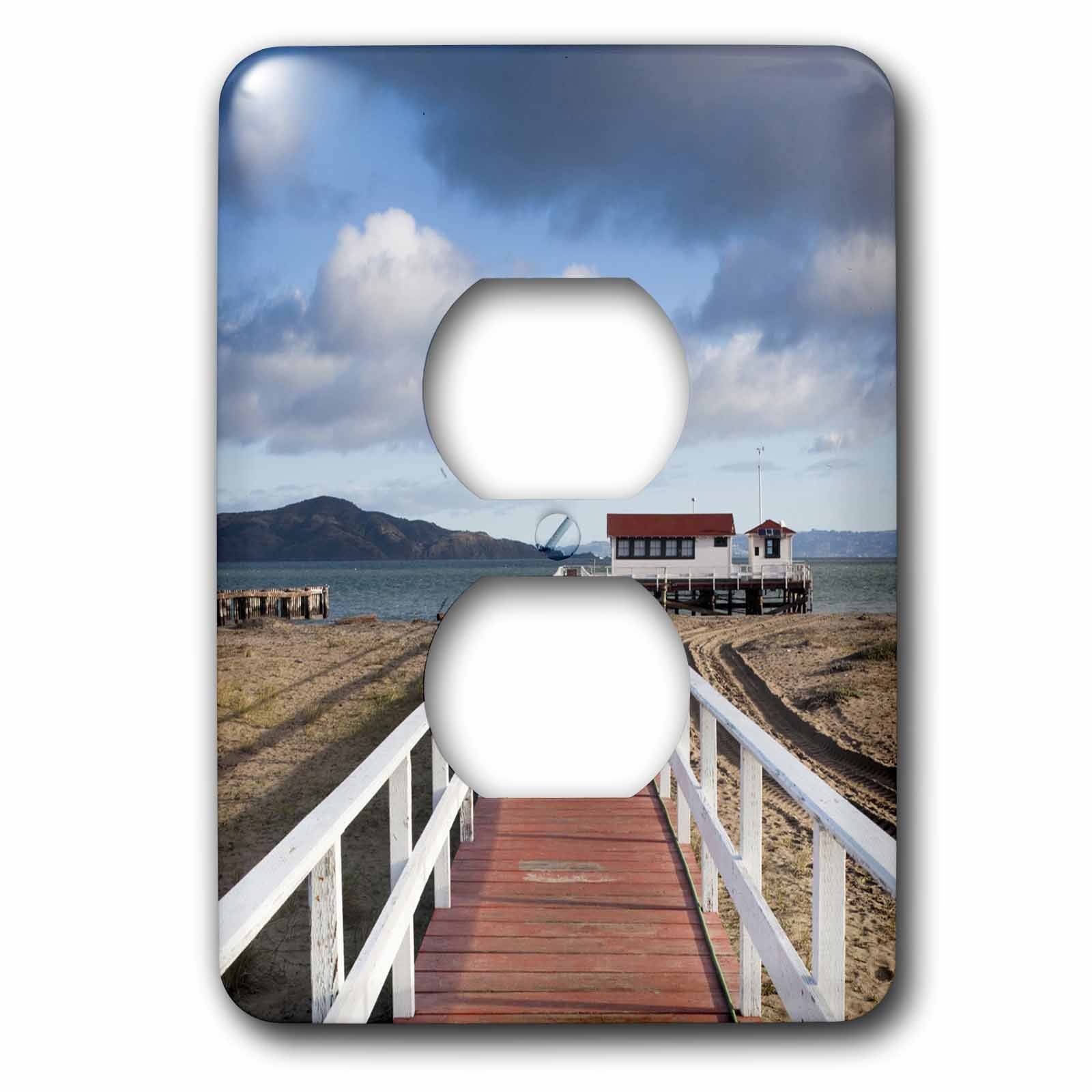 Prises San Francisco Crissy Field de 3dRose pour décoration murale