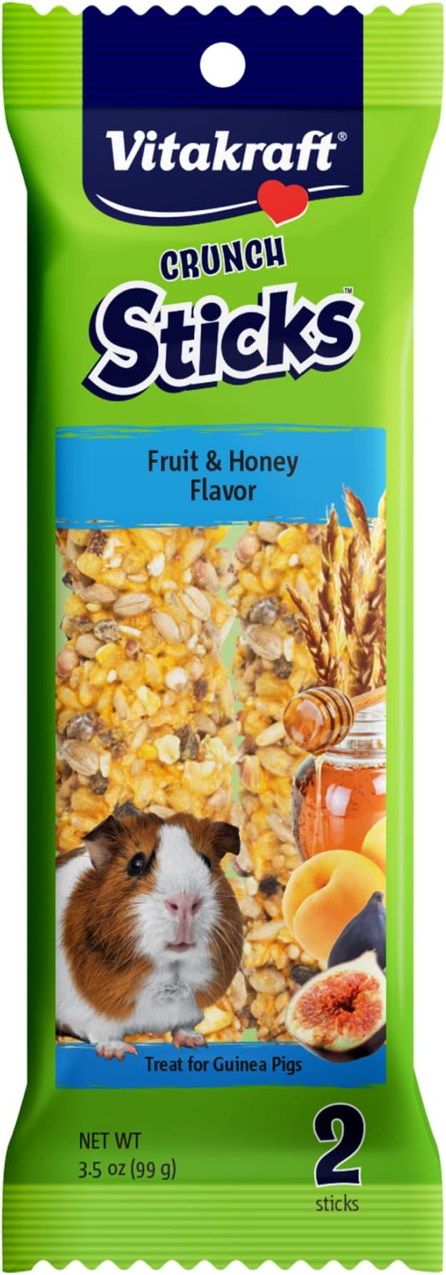 Guinea Pig Fruit Stix 2pk See - through Packaging