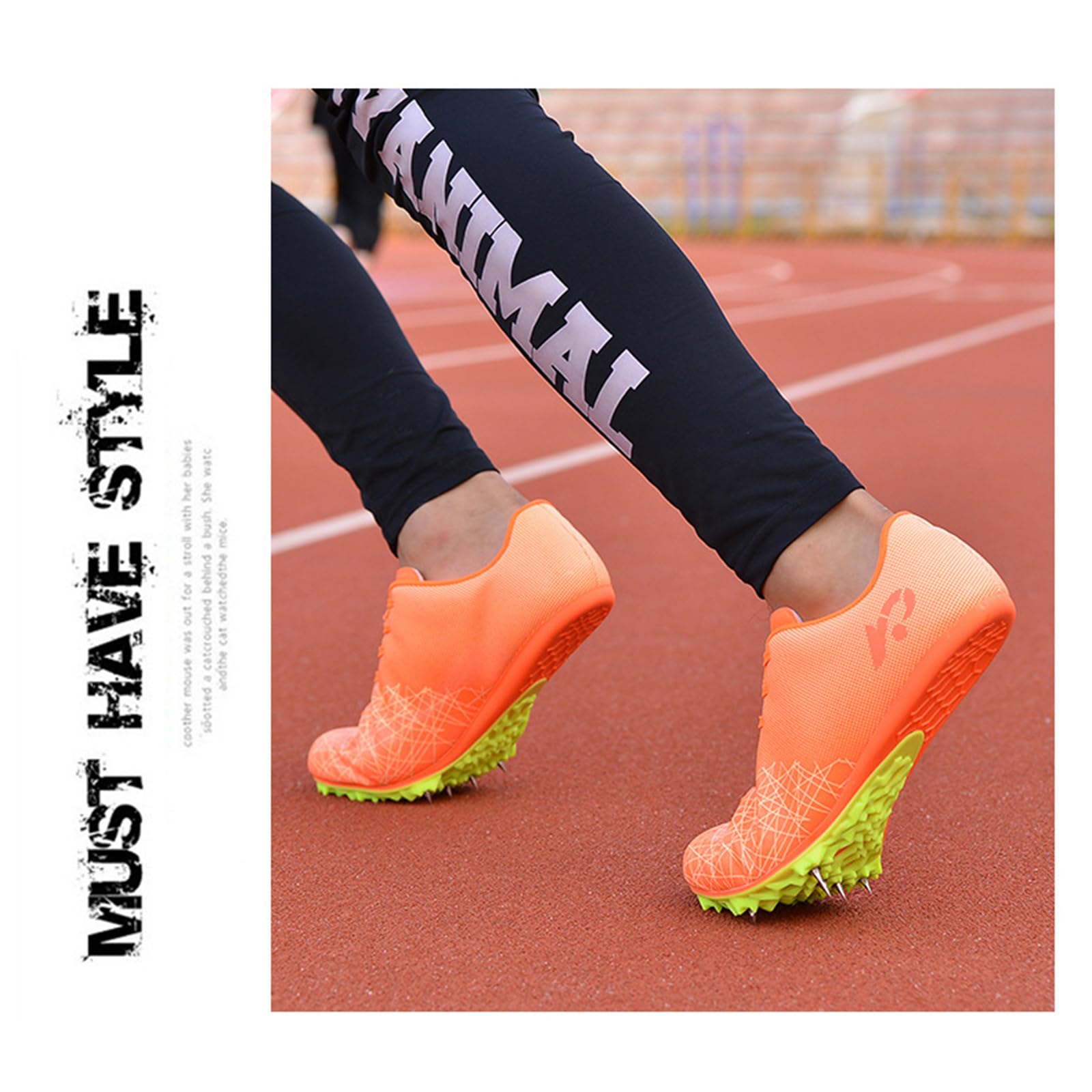 Unisex Zapatillas Deportivas Antideslizantes con Clavos y Sprint,Cómodas Zapatos de Pista y Campo,Zapatillas De Atletismo para Hombre y Mujer