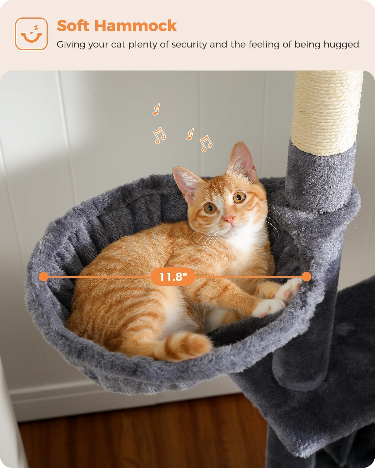 review Cat Tree Cat Tower with Large Top Perch, 56.3