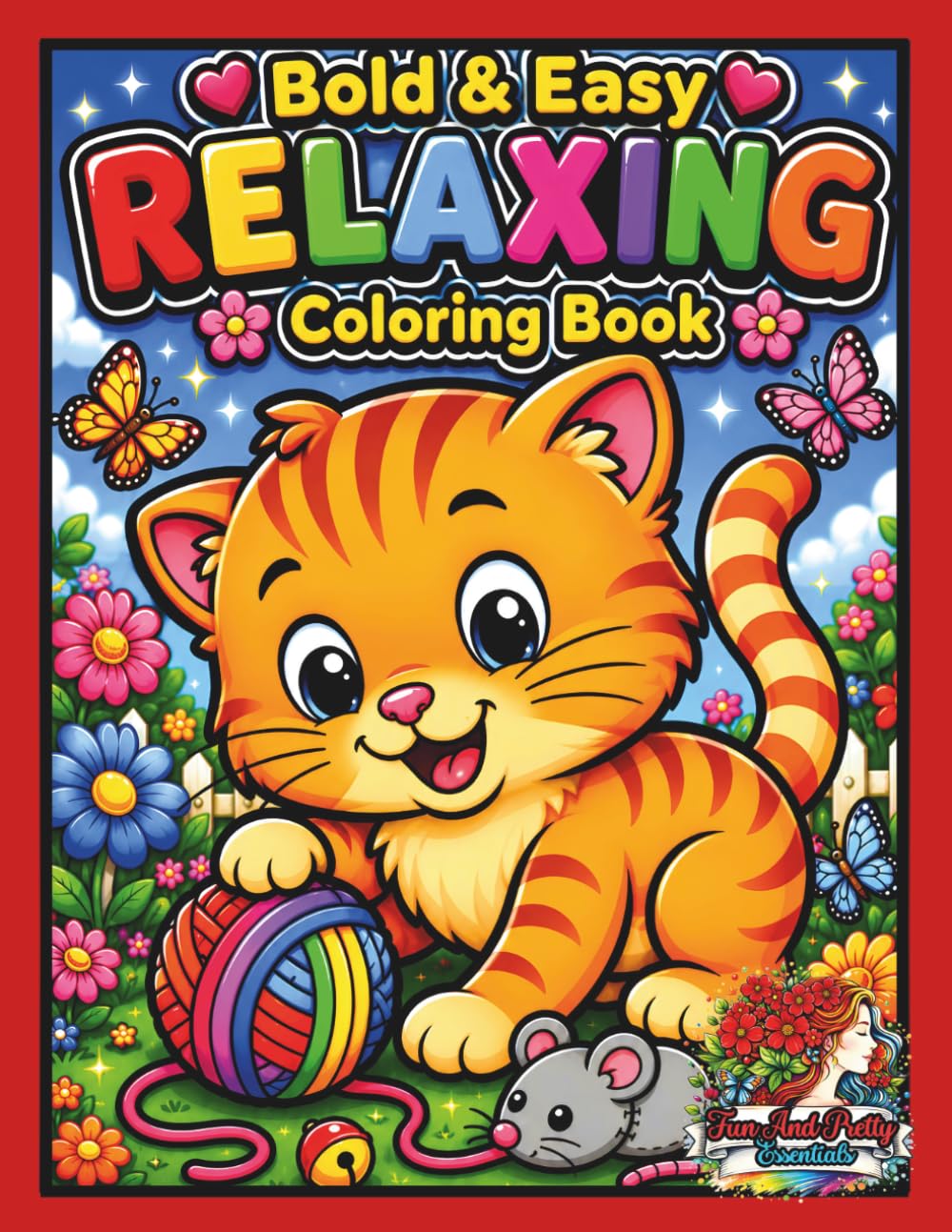Dementia and Alzheimer’s Coloring Book for Adults and Seniors: Large Print Bold and Easy Coloring Pages with Animals, Foods, Flowers, Birds and ... Relaxation, Stress Relief and Memory Support