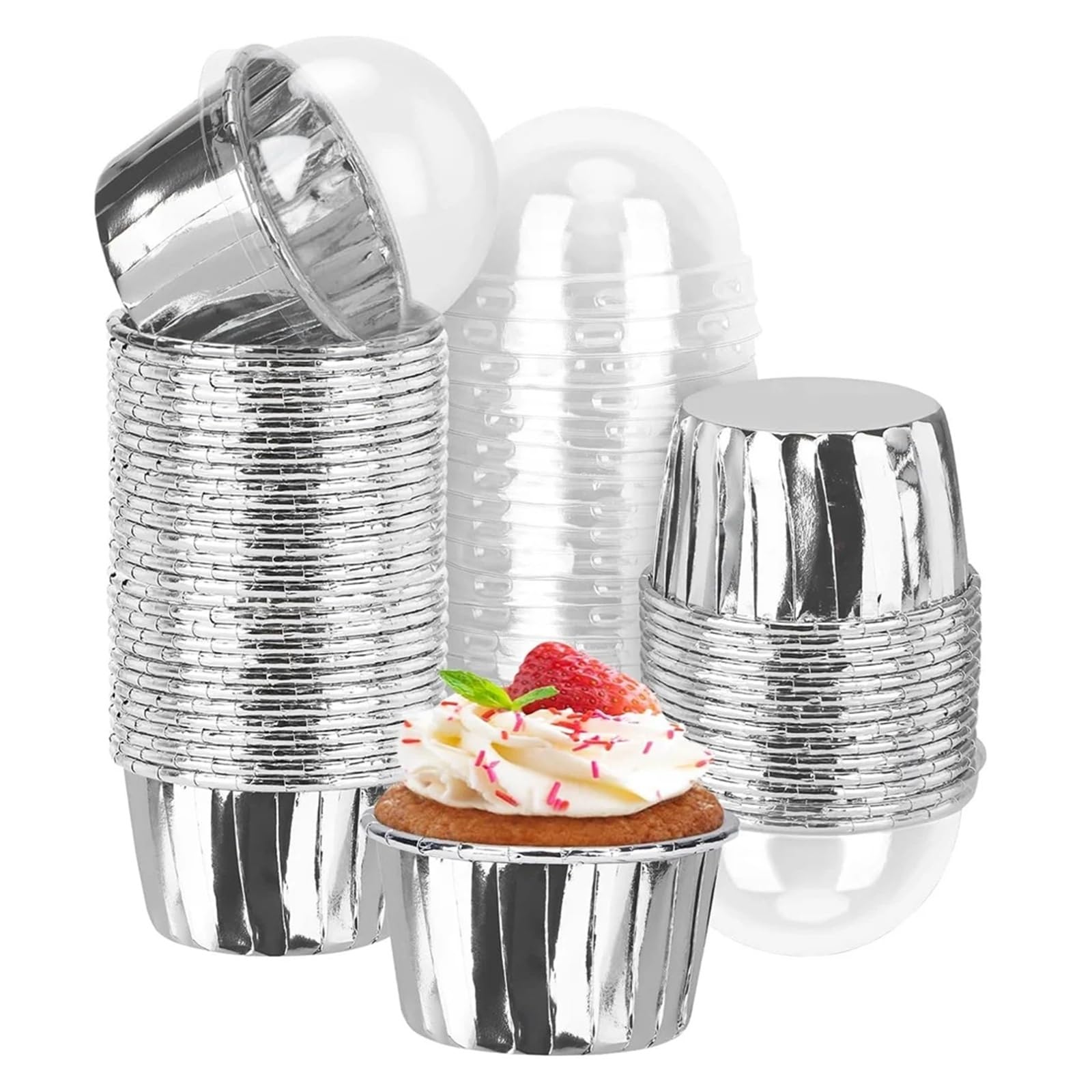 200pcs Muffin Cups Paper Cupcake Wrappers Baking Cases for DIY Cake Party