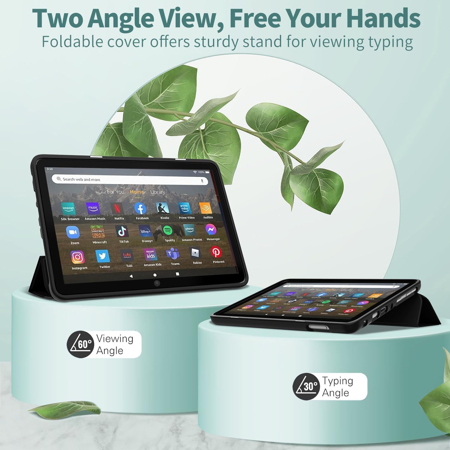 Amazon.co.jp: amazon fire hd 8 & 8 Plus カバー ケース 2024/2022