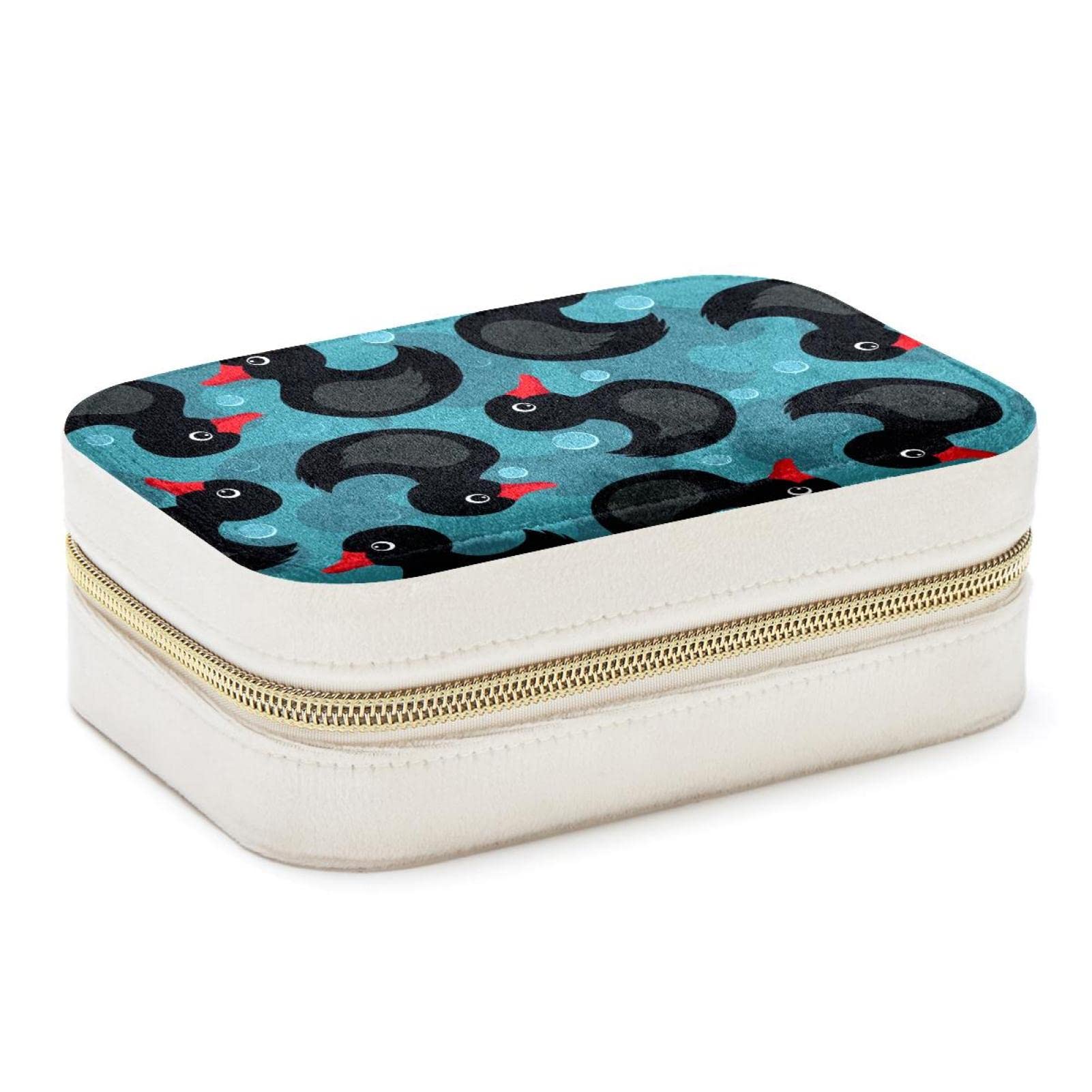 Boîte à bijoux portable motif canard pour vos voyages et déplacements