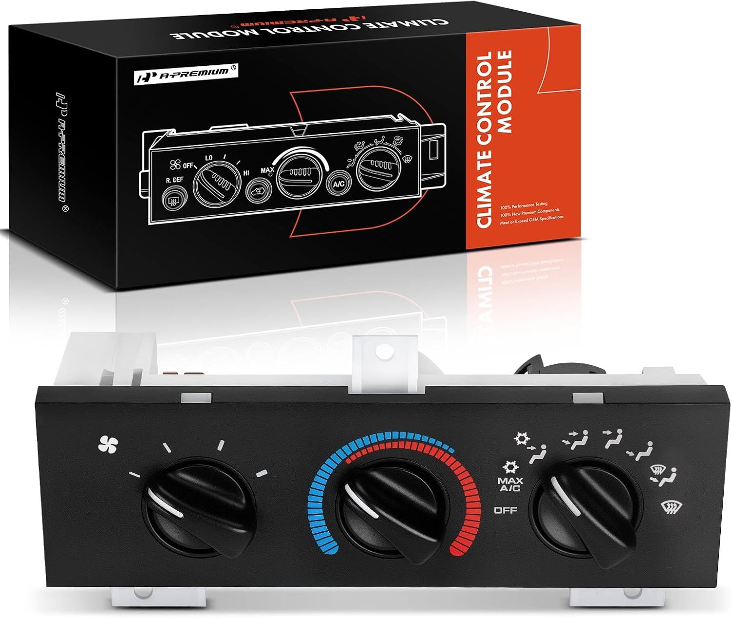 A-Premium A/C Heater Climate Control Panel Module Compatible with Dodge Ram 1500 2500 3500 Van 1998-2003