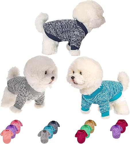 Suéter para perro pequeño, mediano o grande, ropa de mascota cálida, cachorros, perros pequeños, para invierno y Navidad