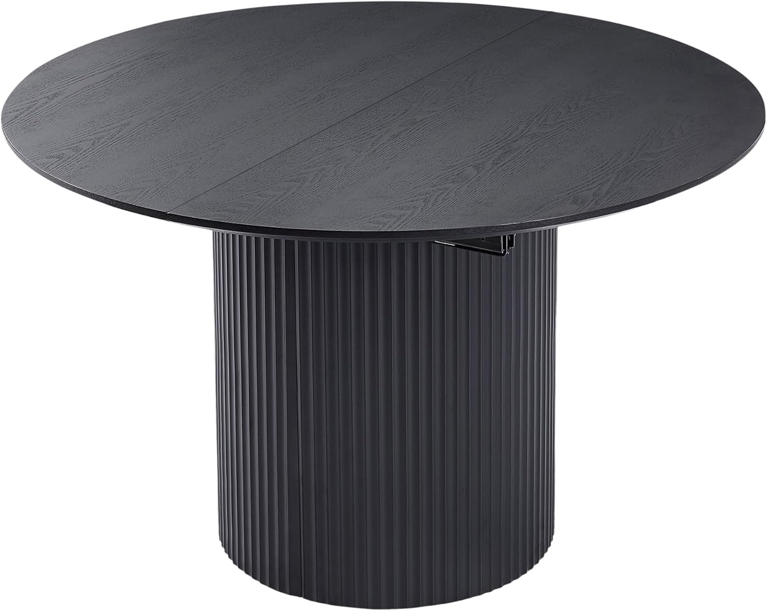 WILLIAMSPACE 86.61" Extendable Dining Table for 6-8, Black