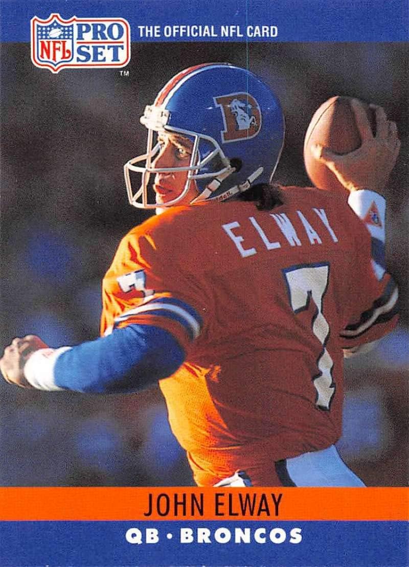 1990 Pro Set #88 John Elway : Collectibles & Fine Art