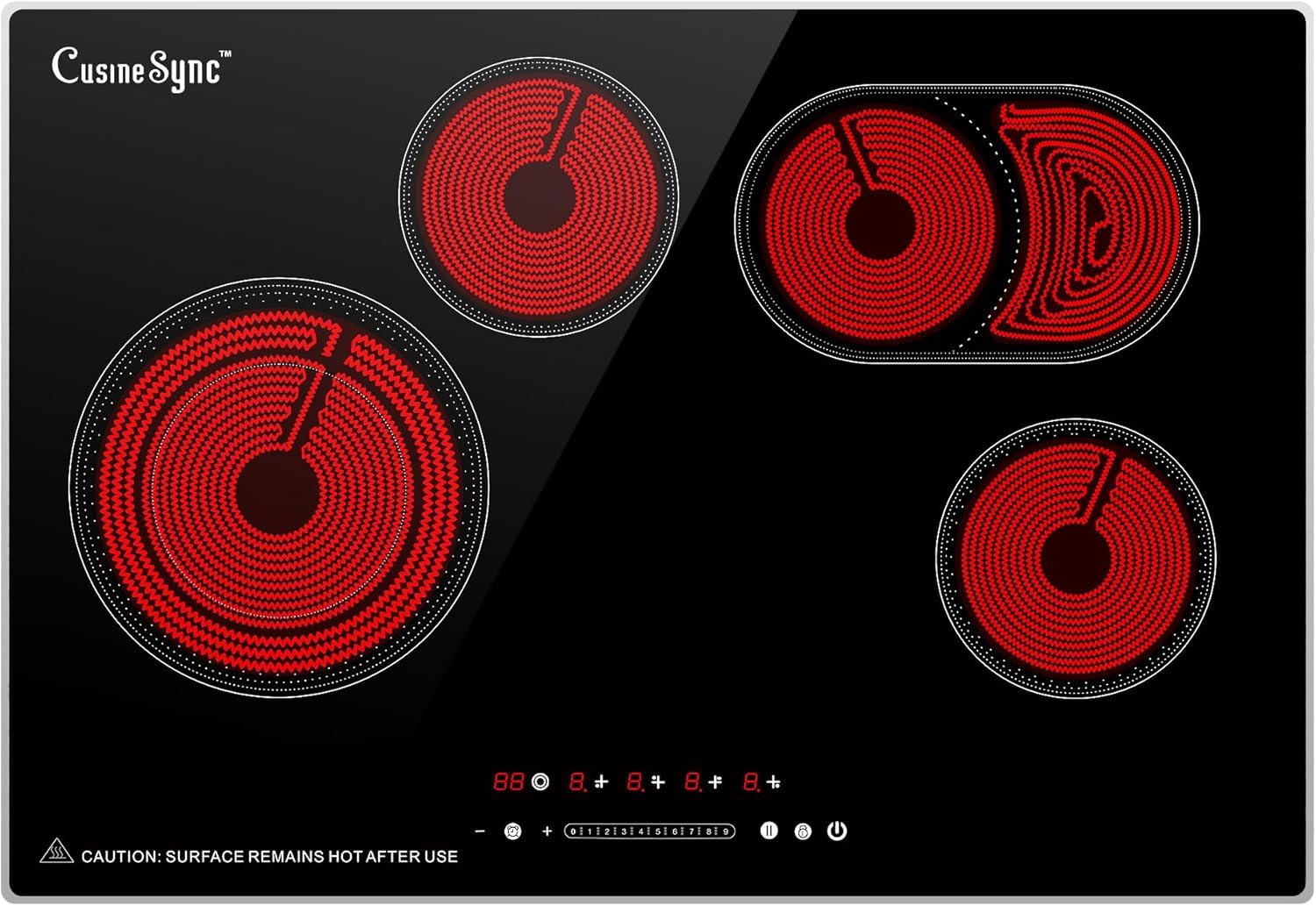 30&Prime; Built-In Electric Ceramic Cooktop