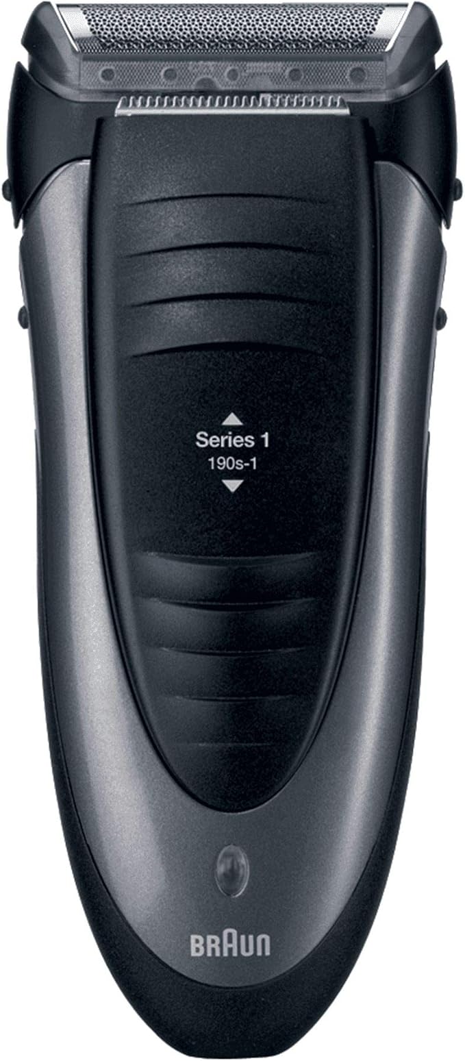 Braun Máquina de afeitar eléctrica con lámina de la serie 1, ideal para los primeros afeitados, eficaz y cómoda, idea de regalo, 190 s-1, gris oscuro