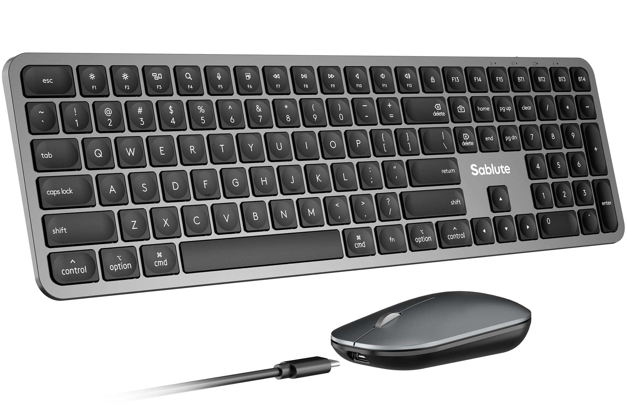 Photo 1 of SABLUTE Wireless Keyboard and Mouse Combo for Mac