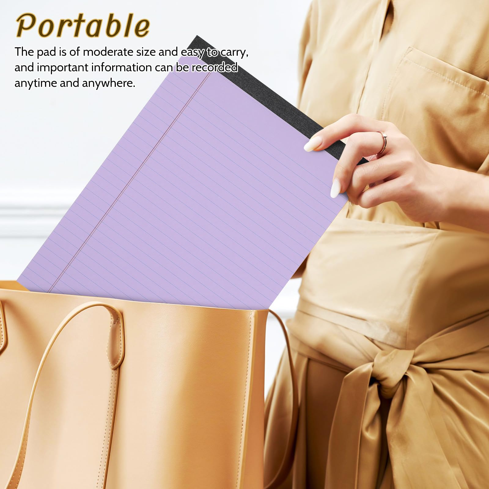 SHOWERORO Blocchi Note 6 Pezzi A4 214X295Mm Carta Resistente Pagine Staccabili per Appunti e Disegni Uso Ufficio e Studio Materiale Didattico